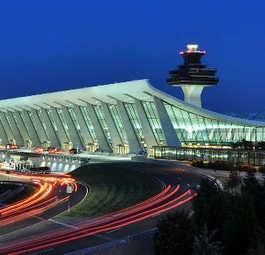 Platz 1: USA:  182.318 Starts pro Woche. Hier zusehen, der Dulles International Airport in Washington.