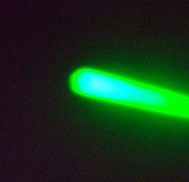 Laserstrahl: Die Behörden registrieren eine starke Zunahme der Vorfälle.