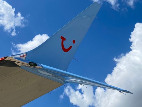 Winglet einer Boeing 737 Max von Tuifly: Die Saisons in Europa werden länger.