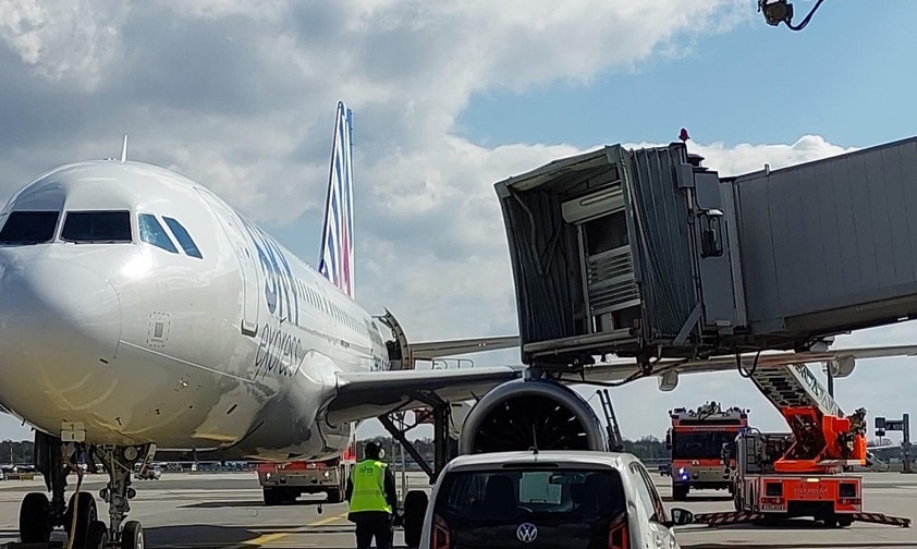 Airbus A320 Neo von Sky Express: Kollision in Frankfurt.