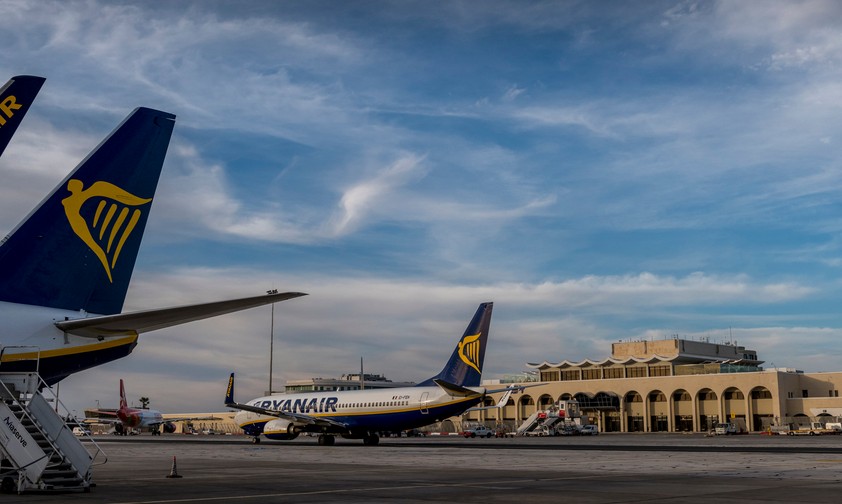 Ryanair-Jets am Flughafen Malta: Die größte Airline.