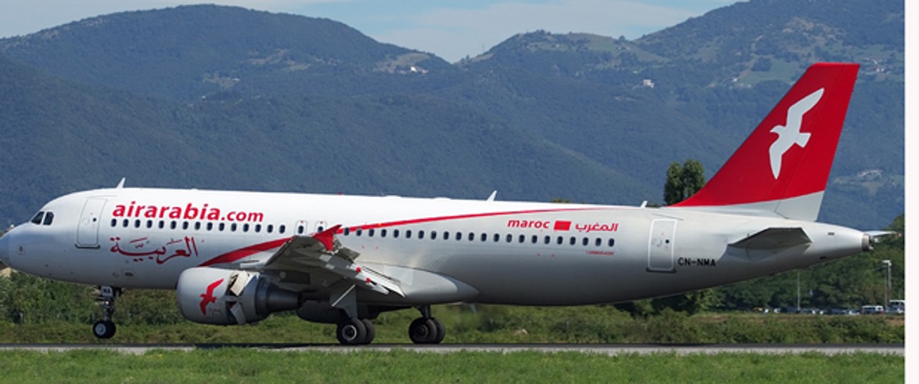 Rang 10: Air Arabia Maroc (Marokko). 7.45 Euro pro 100 Flugkilometer.