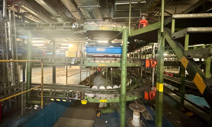 Ein Blick ins Gepäcksystem des Flughafens Frankfurt: 300 Menschen kümmern sich um die Instandhaltung.