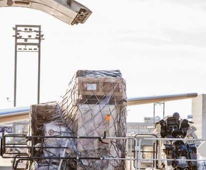 Beladung bei Lufthansa Cargo: Frankfurt ist der größte Standort.