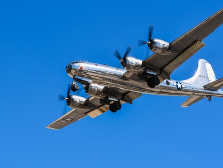 B-29 Superfortress im Flug: Heute gibt es nur noch zwei flugfähige Exemplare.
