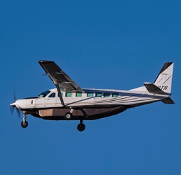 Cessna Gran Caravan in der Luft: Im, Südsudan wurde am 2. Dezember ein Hilfsflug entführt.