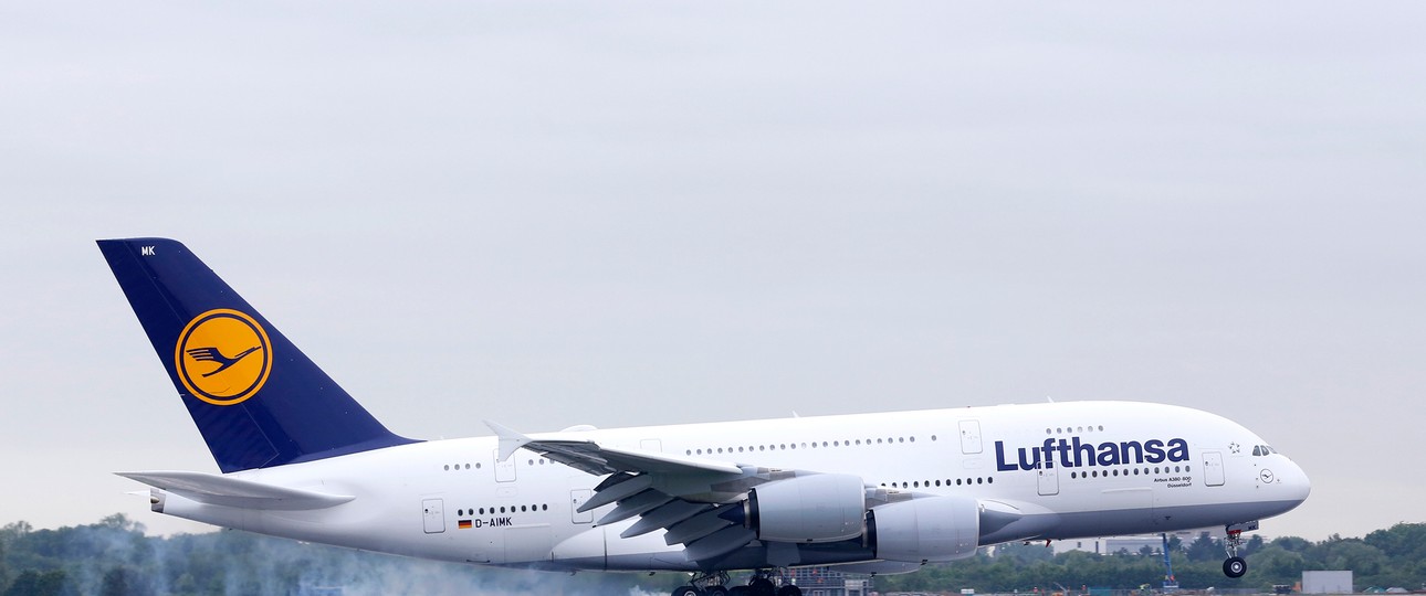 Airbus A380 von Lufthansa: