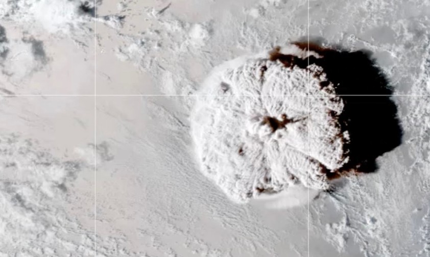 Ausbruch des Hunga Tonga-Hunga Ha’apai: Folgen in 10.000 Kilometer Entfernung.
