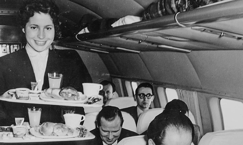 Margot von Engelmann und ihr 176-Mark-Lächeln: Sie prägte die Lufthansa mit.