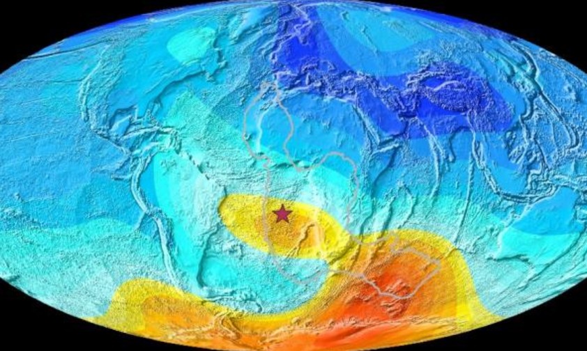 Südatlantische Anomalie: Eine Schwachstelle im Magnetfeld der Erde.
