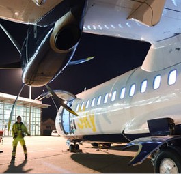 Intersky-Flieger am Flughafen Friedrichshafen: Ein Bild der Vergangenheit.
