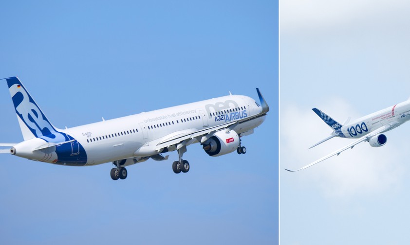 Airbus A321 Neo und A350-1000: Beide Teil der anonymen Order.