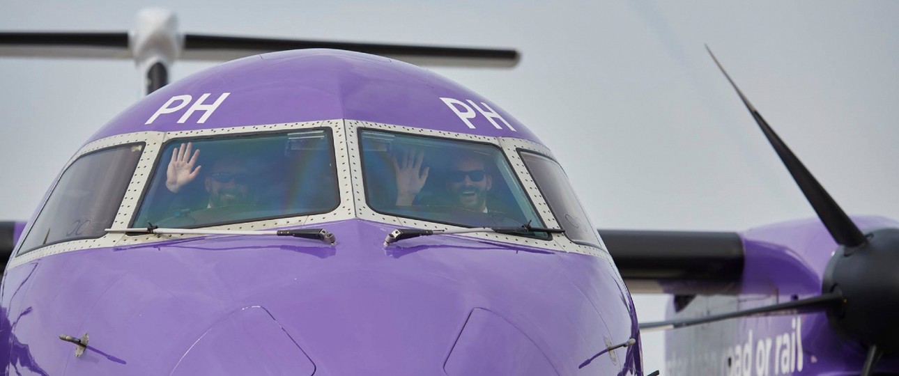 Flieger von Flybe: Angespannte finanzielle Lage.