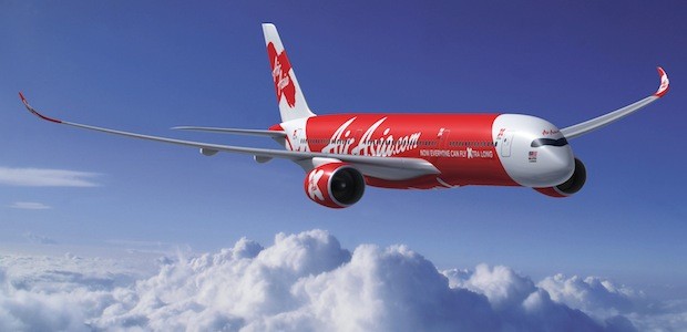 AirAsia X: zukünftiges Wachstum mit dem A350. Die Airline hat 10 Bestellungen dieses Typs offen.