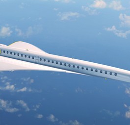 Die Overture soll mit doppelter Schallgeschwindigkeit fliegen und 55 Passagiere transportieren können. Wann der Erstflug geplant ist, ist unbekannt.