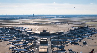 Flughafen Chicago: Er wäre von Einschränkungen betroffen