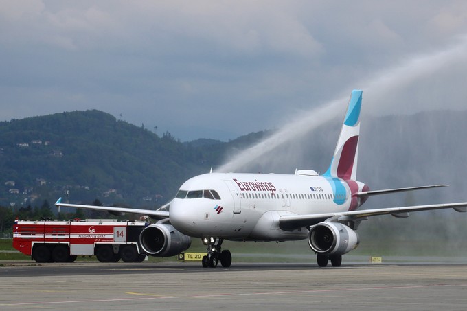 <strong>3. Rang: Eurowings</strong>, Deutschland. 2929 an Avion Express, Air Baltic und Tuifly ausgelagerte Flüge im Juni.