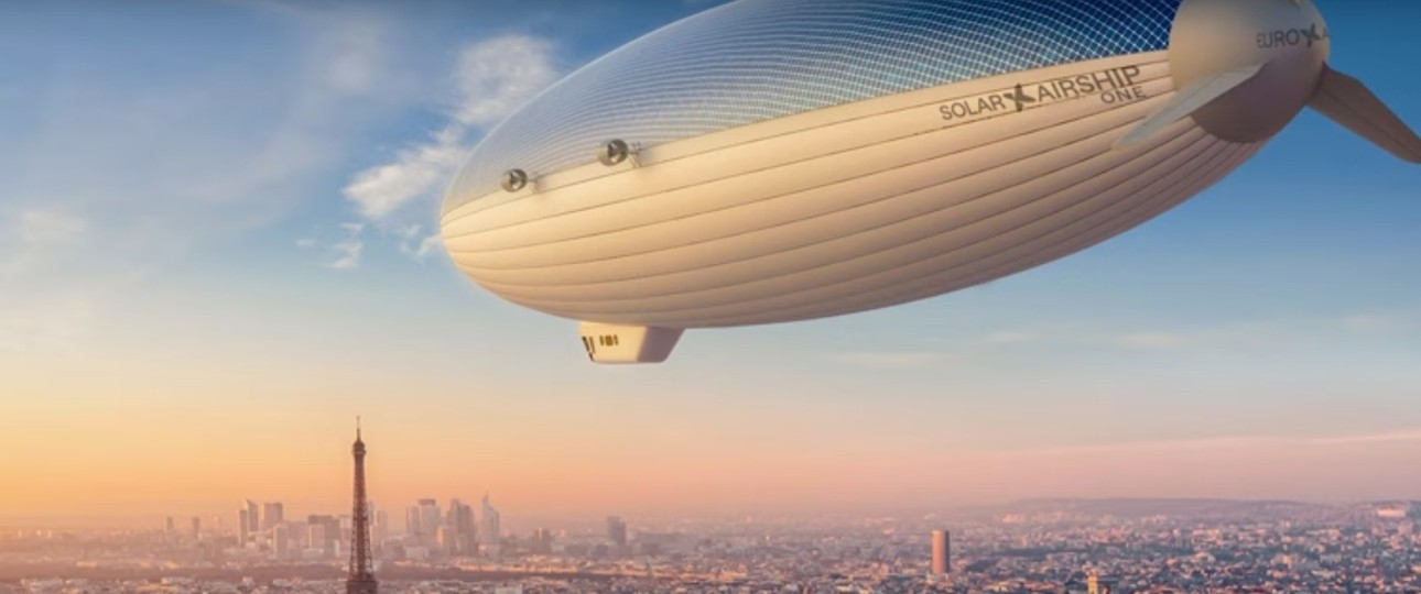 Eine Animation des Solar Airship One: 2026 soll die Welt in 20 Tagen umrunden.