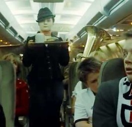 Sauerkraut, Würste und Blasmusik bei Lufthansa
