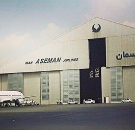 Hangar von Iran Aseman: Künftig stehen hier auch mal A320 Neo.