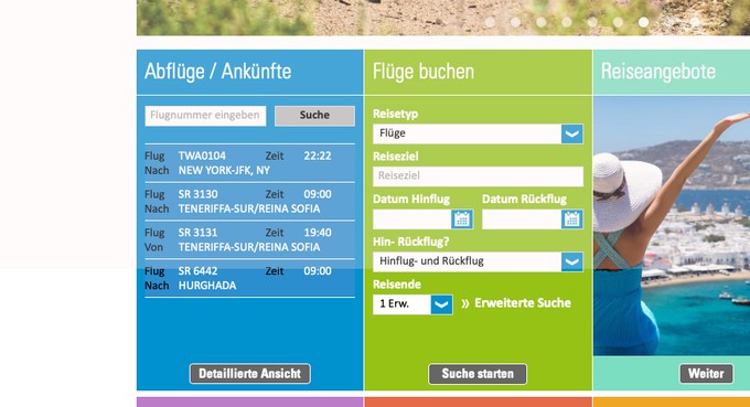 Der Flughafen Kassel kündigt heute eine Verbindung nach New York an.