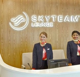 Skyteam-Lounge in Dubai: Schauen hier bald auch Passagiere von Gol und Jet Airways vorbei?