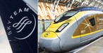 Skyteam-Heck und Eurostar-Zug: Arbeiten ab nächstem Jahr zusammen.