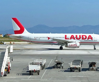 Airbus A320 von Lauda: Jets werden bereits verlegt.