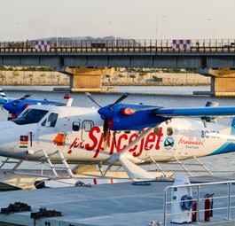Flieger von Spicejet: Mit Wasserflugzeugen sind abgelegene Gebiete leicht zu erreichen.