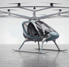 So soll der neue VoloXPro aussehen: Im Herbst will das Unternehmen den neuen Evtol den ersten Kunden zeigen.  