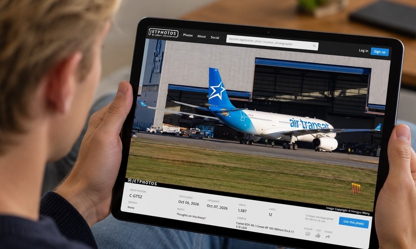 Airbus A330 von Air Transat mit neuer Lackierung: Neues Erscheinunsbild.