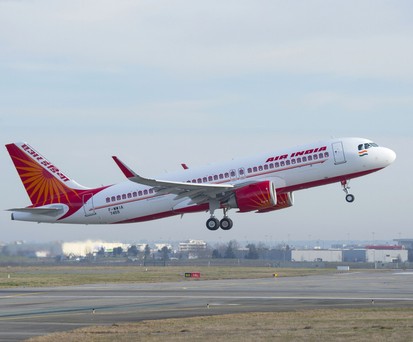 Flieger von Air India: Probleme mit Passagieren.