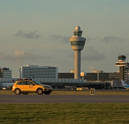 Flughafen Amsterdam: Keine Starts und Landungen.