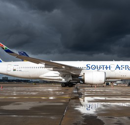 Airbus A350-900 von SAA: Die Airline betrieb für eine kurze Zeit auch dieses Modell - geleast.