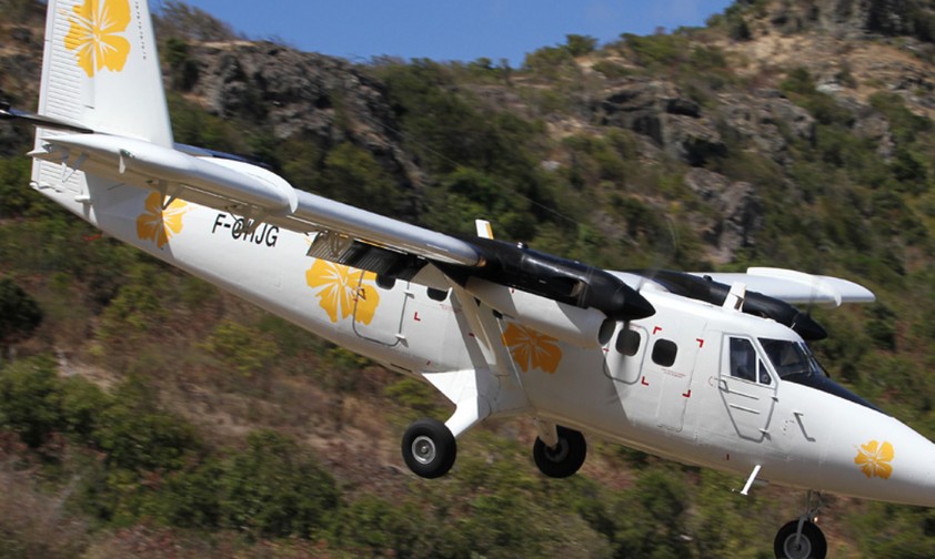De Havilland Canada DHC-6 Twin Otter von Air Antilles: Darf vorerst nicht mehr abheben.