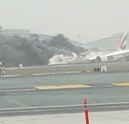 Die Boeing 777: Die Maschine kam aus dem indischen Trivandrum.
