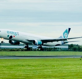 Airbus A330 von Evelop: Bisher nur Charterflüge.