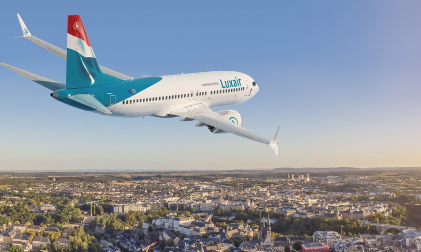Eine Boeing 737 Max 7 in den Farben der Luxair: Wann die Fluggesellschaft die ersten Maschinen bekommt, ist aktuell unklar.