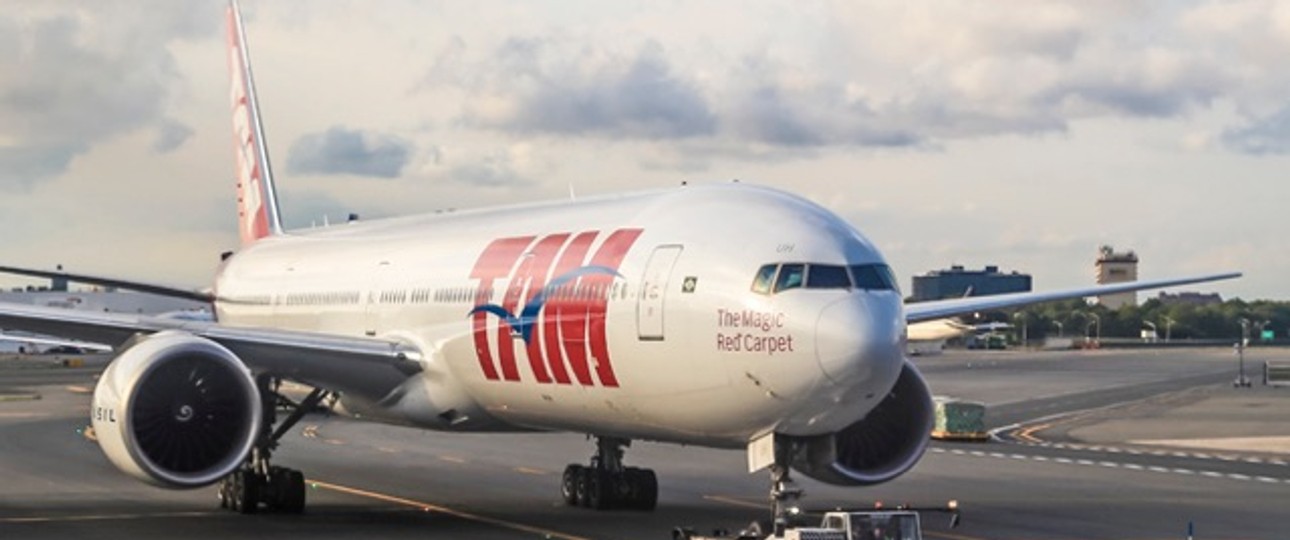 Boeing 777 von Latam: Als Kerosinfrachter benutzt.