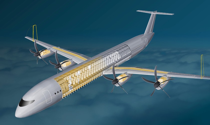 Das Deutsche Zentrum für Luft- und Raumfahrt DLR stellt drei Entwürfe für Zukunftsflieger vor. Sehen Sie diese ...