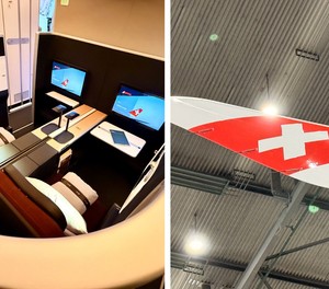 Business-Doppelsuite im Airbus A350 von Swiss: Neues Flugzeug, neues Interieur.