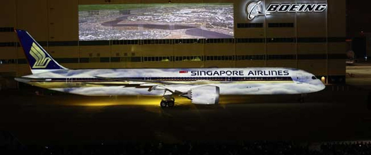 Boeing 787-10 von Singapore Airlines: Die Fluggesellschaft nimmt weniger große Dreamliner.