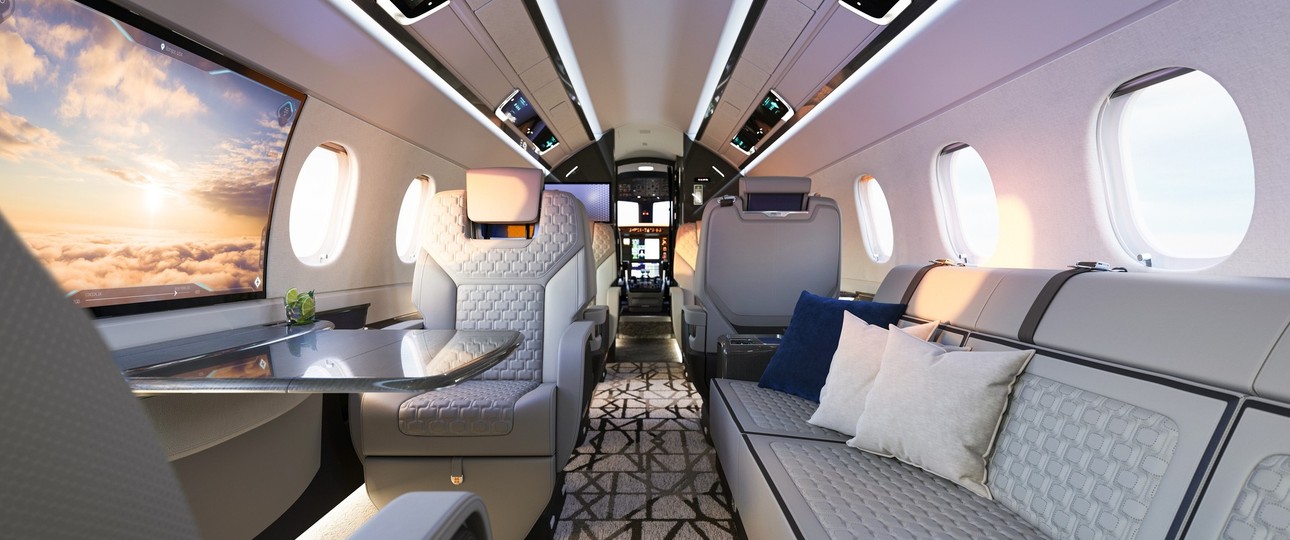 Praetor 600E: Highlight ist das neue «Smart Window».