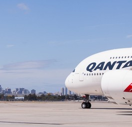 A380 von Qantas: Vor dem Grounding noch ein Rekord.