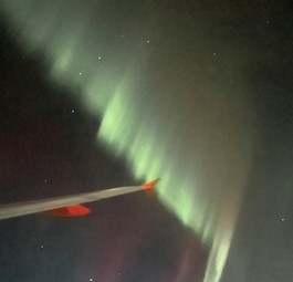 Polarlichter: Passagier Adam Groves fotografierte sie ...