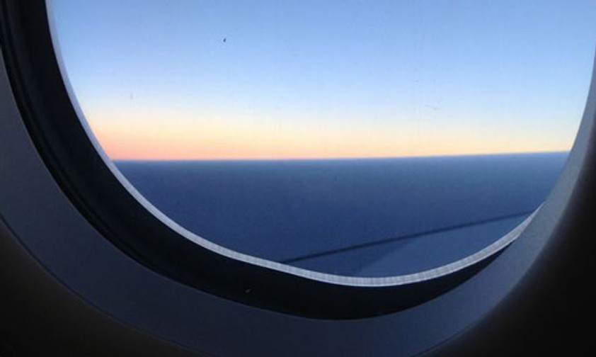 Blick aus dem Flugzeugfenster: Europas Airlines vermelden einen Rekord.