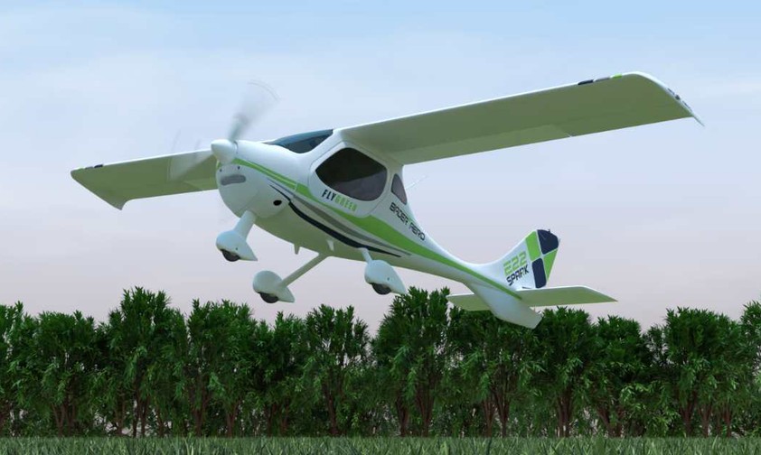 Die E22 Spark: Das Elektroflugzeug ist kürzlich der Öffentlichkeit vorgestellt worden.