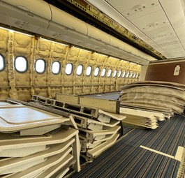 Airbus A330 im Umbauprozess zum Frachter: EFW macht das in Dresden.