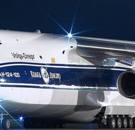 Volga-Dnepr parkt zwei Antonov An-124