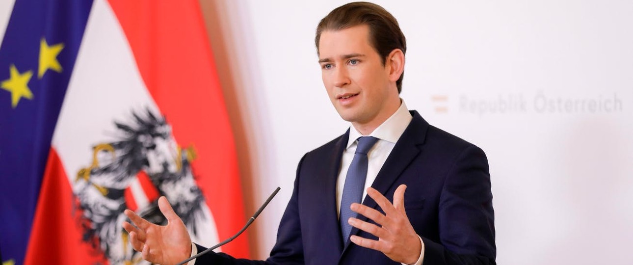 Austria's chancellor Sebastion Kurz.